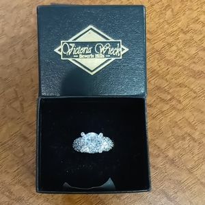 Victoria Wieck ss & cz engagement ring